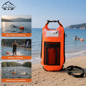 <span class=keywords><strong>Bouée</strong></span> de natation gonflable en PVC 28L avec sac étanche, marqueur de sécurité pour eaux ouvertes, triathlon, adultes, hommes, femmes, marathon, <span class=keywords><strong>plage</strong></span> - Product Image 1
