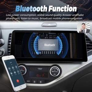 Reproductor de Video para Auto con Pantalla Ancha de 12.3'' y Android 13, Radio Estéreo para Kia Morning Picanto 2014, Unidad Principal Multimedia con Carplay y Navegación - Product Image 4