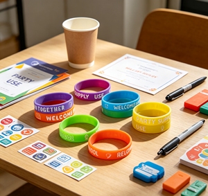 Bracelet en silicone avec logo personnalisé, ruban rouge, bracelet en caoutchouc pour la prévention du VIH, campagne de sensibilisation, promotion d'entreprise - Product Image 4