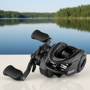 ZGLY - <span class=keywords><strong>Moulinet</strong></span> de pêche à lancer magnétique <span class=keywords><strong>ABU</strong></span> <span class=keywords><strong>GARCIA</strong></span> de qualité supérieure, en fibre de carbone, pour rivière et lac, rapport de transmission 7,5:1, poignée EVA - Product Image 2