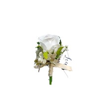 Boutonnières de mariage en soie artisanales, roses réalistes, pour le marié et les demoiselles d'honneur, corsages de poignet, style coréen, décoratifs, floraux