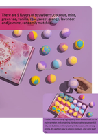Bain végétalien biologique Coffret cadeau Boule à bulles naturelle pour la relaxation Vente en gros de bain pour bombe avec bienfaits pour la relaxation au spa