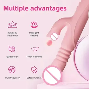 Vibrador <span class=keywords><strong>Duo</strong></span> Cómodo para Mujeres, Estimulación Múltiple, Vibrador <span class=keywords><strong>de</strong></span> Cuerpo Completo Impermeable para Mujeres, Parejas y Adultos - Product Image 2