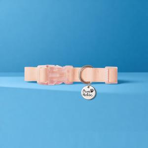 Collar para Perro de Lujo, Talla L, Moderno, Impermeable, Recubierto de PVC, con Hebilla Ajustable, Estilo Simple y Personalizado - Product Image 1