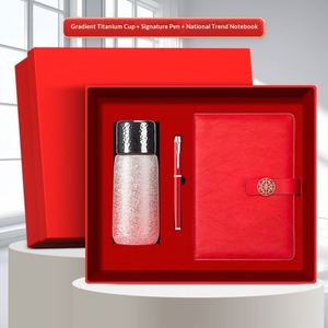 Corporate Event Portable Business Gift PU Leather Vacuum Insulated 400ml Outdoor Travel Customization Mug Embossed Printing - Product Image 4