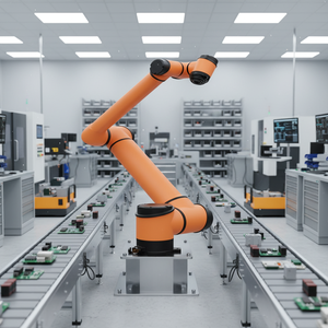 Robot collaboratif AUBO-i5H à 6 axes, charge utile de 5 kg, rayon d'action maximal de 886,5 mm pour la manutention des matériaux, le soudage, IP54 AUBO-CB - Product Image 3