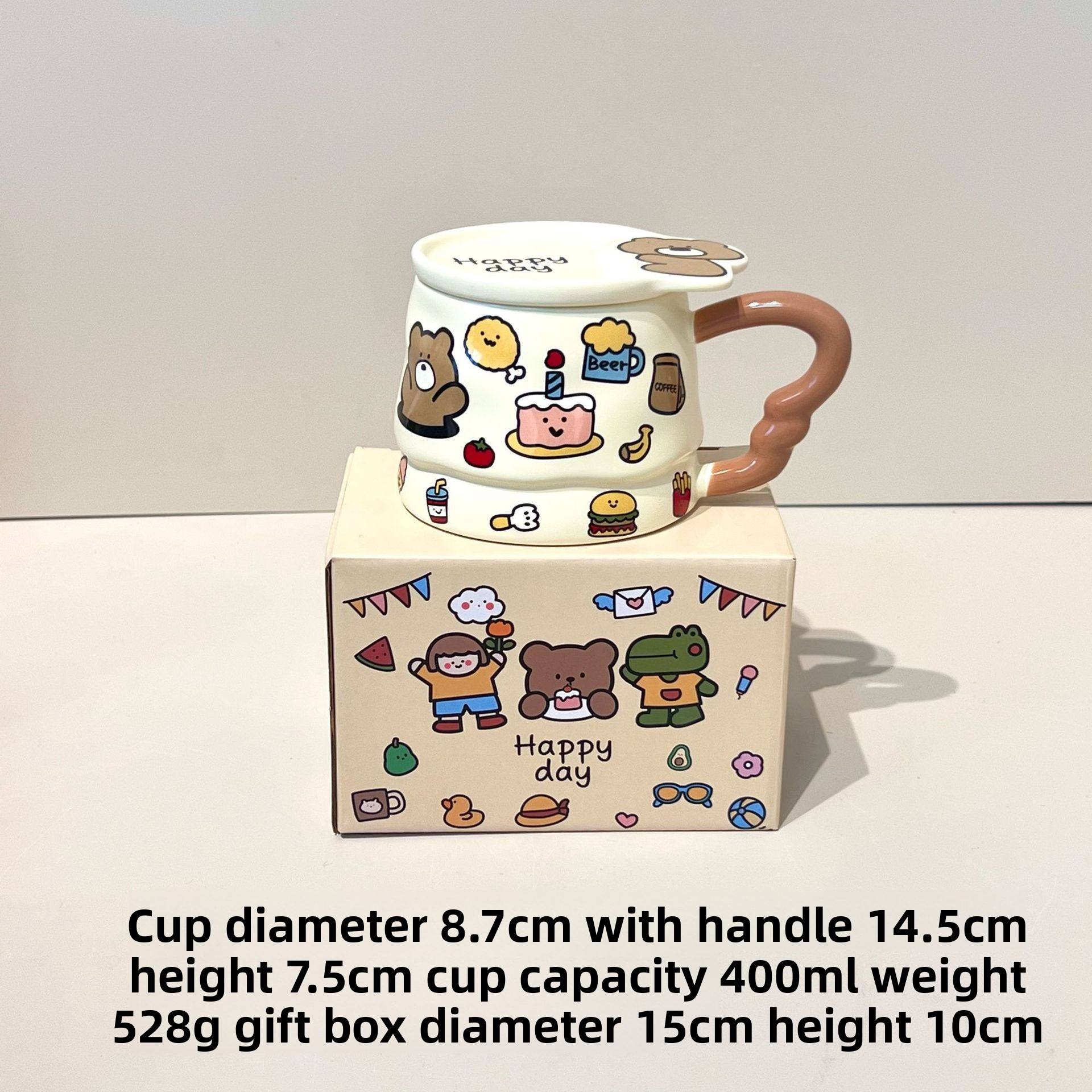 Série d'animaux Doodle - Ours brun