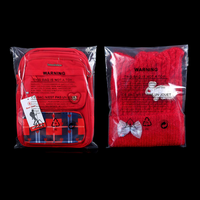Sacs Opp transparents en Cellophane refermable, sacs d'emballage en plastique Transparent pour vêtements