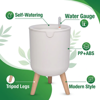 Étagère à fleurs de style nordique en plastique respirant et résistant à la corrosion pour bureau, salon, balcon, pour plantes en pot