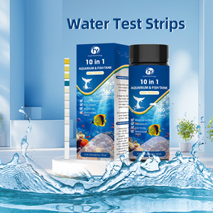 Tiras reactivas 10 en 1 para análisis de agua de acuarios y estanques, 100 tiras - Product Image 4