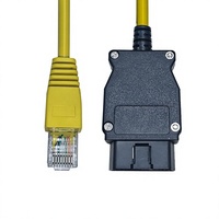 Cable de Extensión OBD de 16 Pines para Diagnóstico de Vehículos, Programación Oculta, Compatible con ENET, Adaptador OBD2 de Cabeza Cuadrada