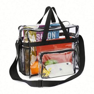 Bolsa de Aseo Transparente de PVC con Logotipo Personalizado, Bolsa de Viaje Portátil para Cosméticos y Maquillaje - Product Image 1