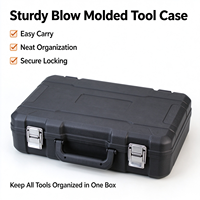 Kit d'outils de perçage sans fil au lithium 51 pièces avec pistolet à colle chaude et scie à main, boîte à outils multifonctionnelle pour l'entretien domestique