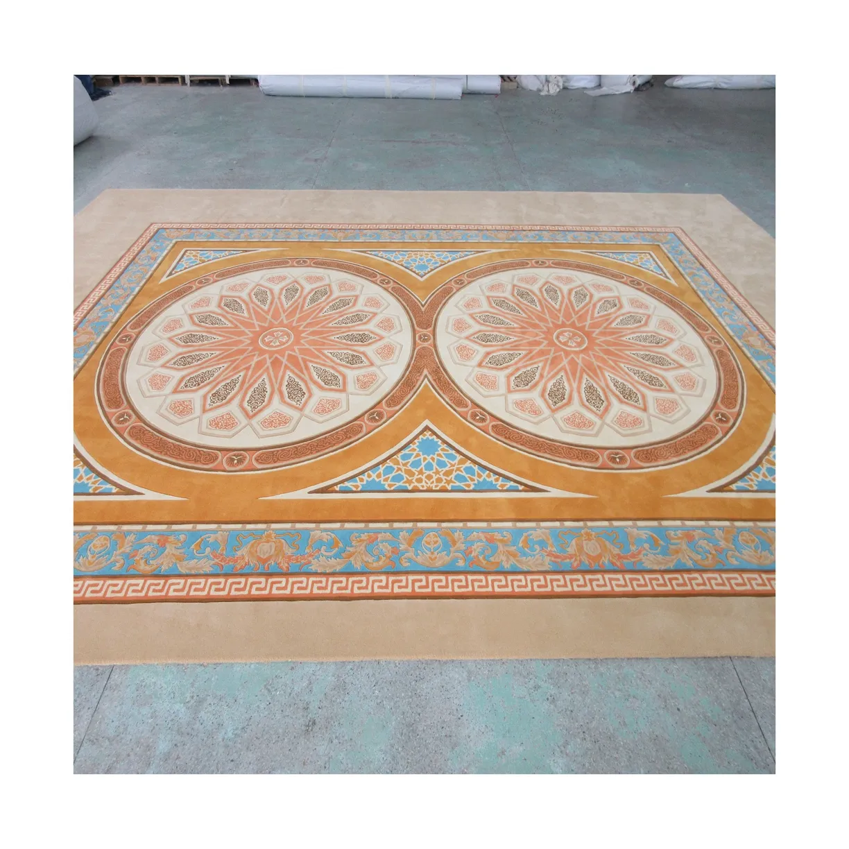 Handmade French Chinese Wool prayer mat muslim Carpet Rug Customize hand tufted carpet living room modern rug