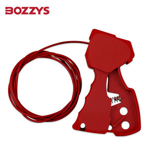 調節可能な引き込み式工業用ロックアウトケーブルプラスチックコーティングステンレススチールナイロンドアロックアウト用タグアウト - Product Image 6