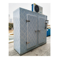 Unidad condensadora de refrigeración de 20 HP 10HP 25HP Unidades de compresor de tornillo refrigeradas por aire Sistemas de Refrigeración Industrial Evaporador Cámara fría