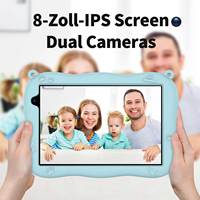 Tablette pour enfants L8 HD, tablette pour tout-petits 4 Go 64 Go WiFi, tablette d'apprentissage pour enfants Android 8 pouces, tablettes pour enfants avec carte SIM