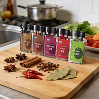 Especias Gourmet 5 en 1, Selección Premium, Frasco de 220g, Ideal para Kits Culinarios, Regalos Navideños, Especias al por Mayor