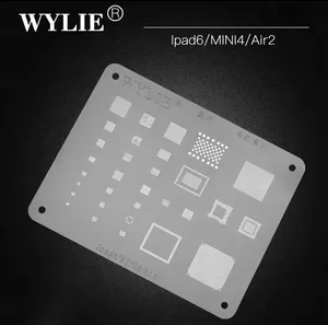 ชุดอุปกรณ์รีบอลลิ่งแบบสเตนซิล Wylie BGA สำหรับ <span class=keywords><strong>iPad</strong></span> 1/2/3/4/5/6 Air/Air2 <span class=keywords><strong>Pro</strong></span> 9.7/10.5/<span class=keywords><strong>12.9</strong></span>/Mini CPU RAM Power <span class=keywords><strong>WiFi</strong></span> IC ชิป เครื่องมือซ่อมแซม - Product Image 4