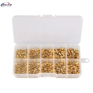 M2 m2.5 m2 m2.5 m3 m5 m6 m8 m10 מוסיף מרור אגוז פליז אגוז מוסקט חם ערכת אגוז נחושת עבור הדפסה תלת מימדית - Product Image 3