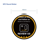 Support de table personnalisé en acrylique étanche pour avis NFC, avec lecteur de cartes RFID, stockage 144 octets et étiquette anti-écoute pour Google