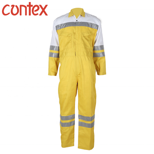 ชุดทำงานสารหน่วงไฟป้องกันไฟฟ้าสถิตย์ป้องกันการมองเห็นสูงปลอดภัยโดยรวม - Product Image 4