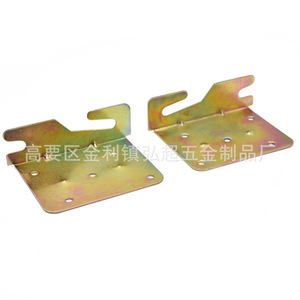 Support d'angle en fer 32x76x93mm, couleur zinc plaqué, durable, connecteur pour meubles de maison, support de fixation à angle droit - Product Image 3