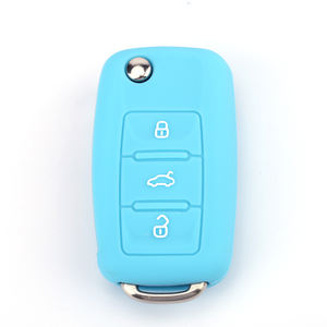 Cubierta de llave de coche de 3 botones de silicona a <span class=keywords><strong>precio</strong></span> de fábrica de fabricantes con patrón de panal - Product Image 2