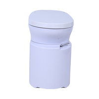 Toilette de compostage rotative peu encombrante pour camping-car, toilette intelligente à séparation sèche et humide