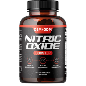 แคปซูลเสริมอาหารสมุนไพร OEM/ODM บูสเตอร์ไนตริกออกไซด์ แอล-อาร์จินีน แอล-ซิทรูลีน โสม สำหรับผู้ใหญ่ เสริมสร้างกล้ามเนื้อและระบบไหลเวียนโลหิต - Product Image 1