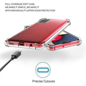 Para Samsung A02s Case, HOCAYU Tpu Clear Phone Case Para Samsung Galaxy A02S A32 A52 <span class=keywords><strong>A72</strong></span> Fundas Para móvil a prueba de golpes - Product Image 3