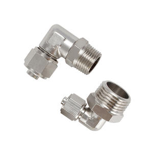 ข้อต่อหมุนเร็วแบบชุบนิกเกิลและข้อต่ออเนกประสงค์แบบมุมฉาก PL8-01 6-01 8-02 4-01 10-02 วาล์วปรับมุม - Product Image 5