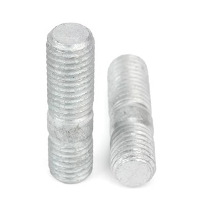 Boulons à tête cylindrique à double extrémité galvanisés à chaud de grade 8.8 <span class=keywords><strong>DIN</strong></span> <span class=keywords><strong>939</strong></span> en acier au carbone métrique pour équipements et construction - Product Image 6