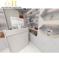 Étagère murale pour magasin de beauté, présentoir cosmétique, meubles de magasin, vitrine de présentation de cosmétiques