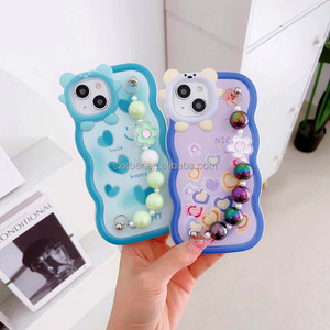 เคสโทรศัพท์มือถือ TPU ลายดอกไม้หนา2.0มม. ดีไซน์สายรัดข้อมือหลาก<span class=keywords><strong>สี</strong></span>สวยสำหรับ <span class=keywords><strong>OPPO</strong></span> A58 A78 <span class=keywords><strong>A31</strong></span> A8 - Product Image 6