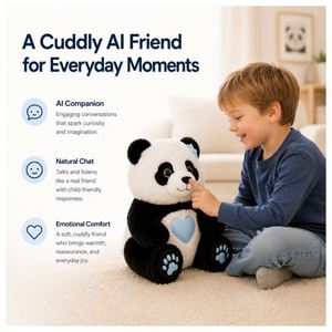 Peluche Panda Interactif pour Enfants : Chansons de Nounours et Jeu Créatif pour Éveiller les Émotions - Product Image 2