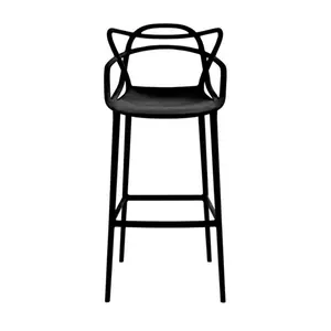 Высококачественный прочный Досуг PP сидение высокий барный стул пластиковый стул для продажи