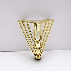 YIJUN Furniture Leg Gold Aluminum Alloy Heavy Duty Modern Minimalist Luxury Cabinet Support Foot - Product Image 2