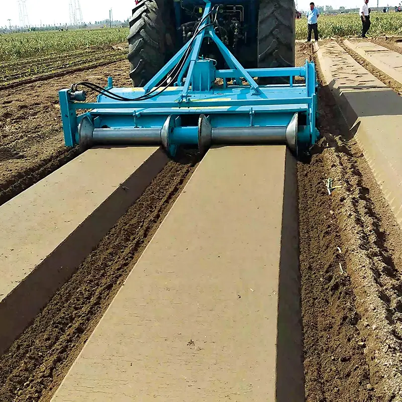 tractor plastic mulch layer machine agriculture plastic covering