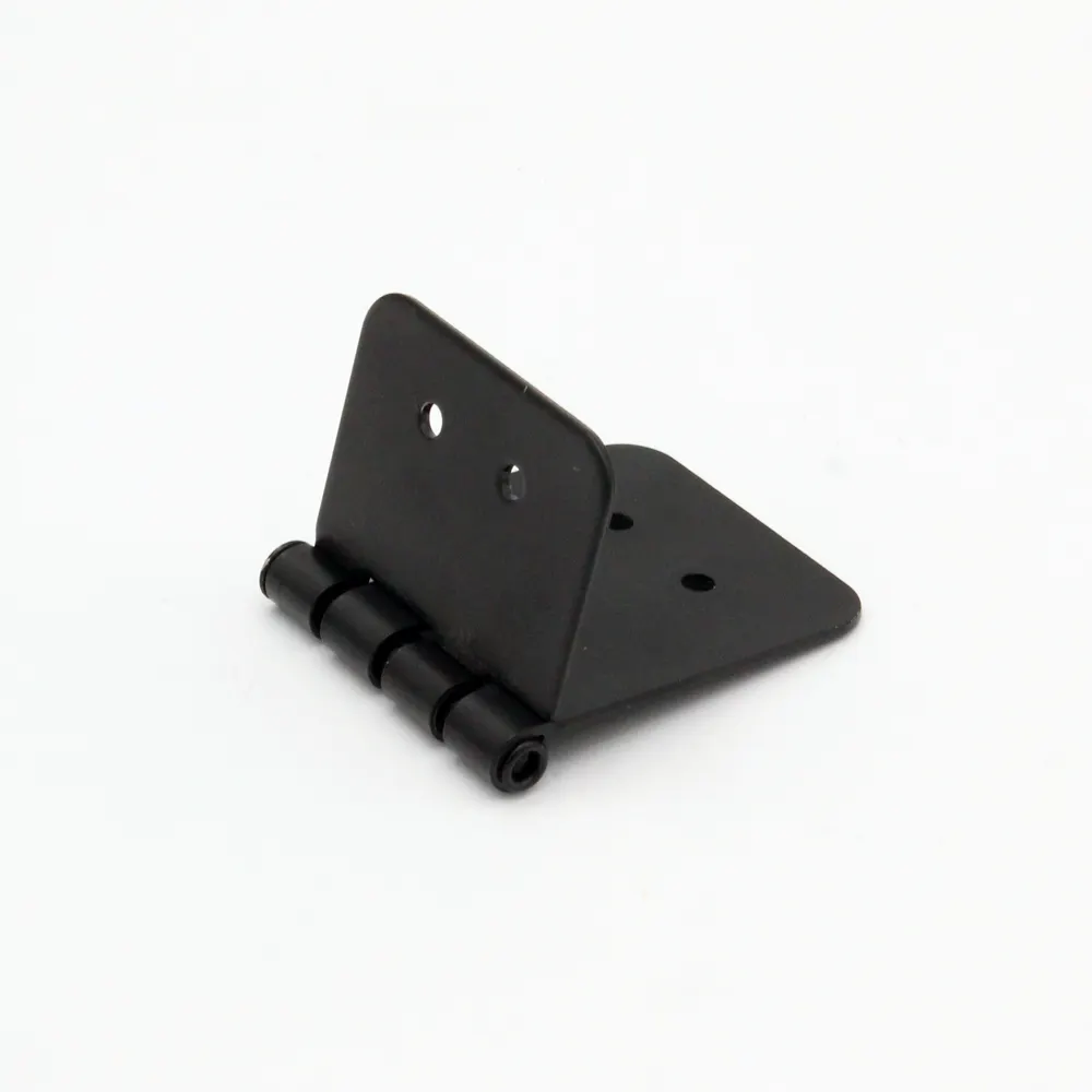 Dobradiça de superfície preta ou cru feita de aço inoxidável para móveis industrial ou uso de estojo de voo