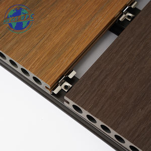 Decking composite Wpc bicolore creux imperméable à l'eau 23Mm durable bois plastique composite plafonné - Product Image 2