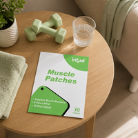 Patchs Musculaires 30 Patchs Transdermiques Bien-être 3x3cm Patchs Discrets à Porter pour la Vente en Gros