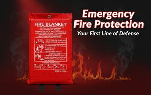 Couverture anti-feu d'urgence en <span class=keywords><strong>fibre</strong></span> <span class=keywords><strong>de</strong></span> <span class=keywords><strong>verre</strong></span> ignifuge 1M x 1M pour cuisine et maison - Product Image 5