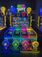 Jeu d'arcade interactif de course de canards à monnayeur avec fonction de rachat - Machine de tir pour enfants