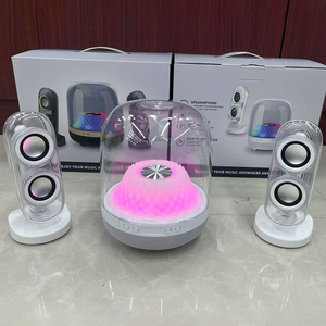 LP98玻璃灯5.4扬声器50-100W RGB发光二极管照明手机电脑IPX-6防水充电电池 - Product Image 5