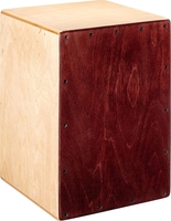 Musique acoustique personnalisable Bois de bouleau Surface brillante Percussion Jam Standard Cajon Box Drum avec caisse claire et basse