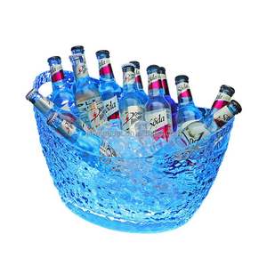 Cubo de hielo acrílico Richshining para champán, vino, KTV, Bar, decoraciones para fiestas, venta al por mayor, cubo enfriador de bebidas comercial con asa - Product Image 4