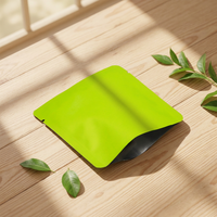 Pochette de support étanche à 3 côtés BOPP/VMPET/PE laminé haute durabilité couleur unie thermoscellage pour café thé quantité minimale de commande alimentaire pour bébé