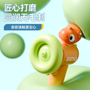 Pistolet à eau Dino Horn, jouet en plastique pour enfants, pour jeu en plein air, unisexe, vert, orange, rose, bleu, couleur aléatoire - Product Image 1