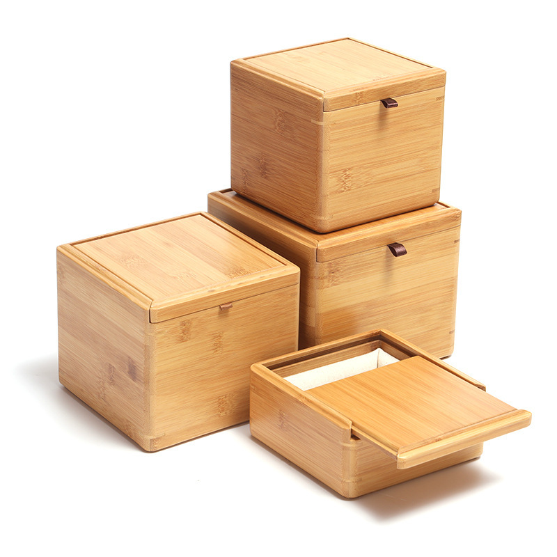 Bamboo Box Jewelry Packaging Single Cup